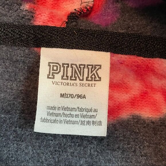 Women’s Victoria’s Secret PINK Rose Floral Hoodie Sweater size M - Picture 4 of 5